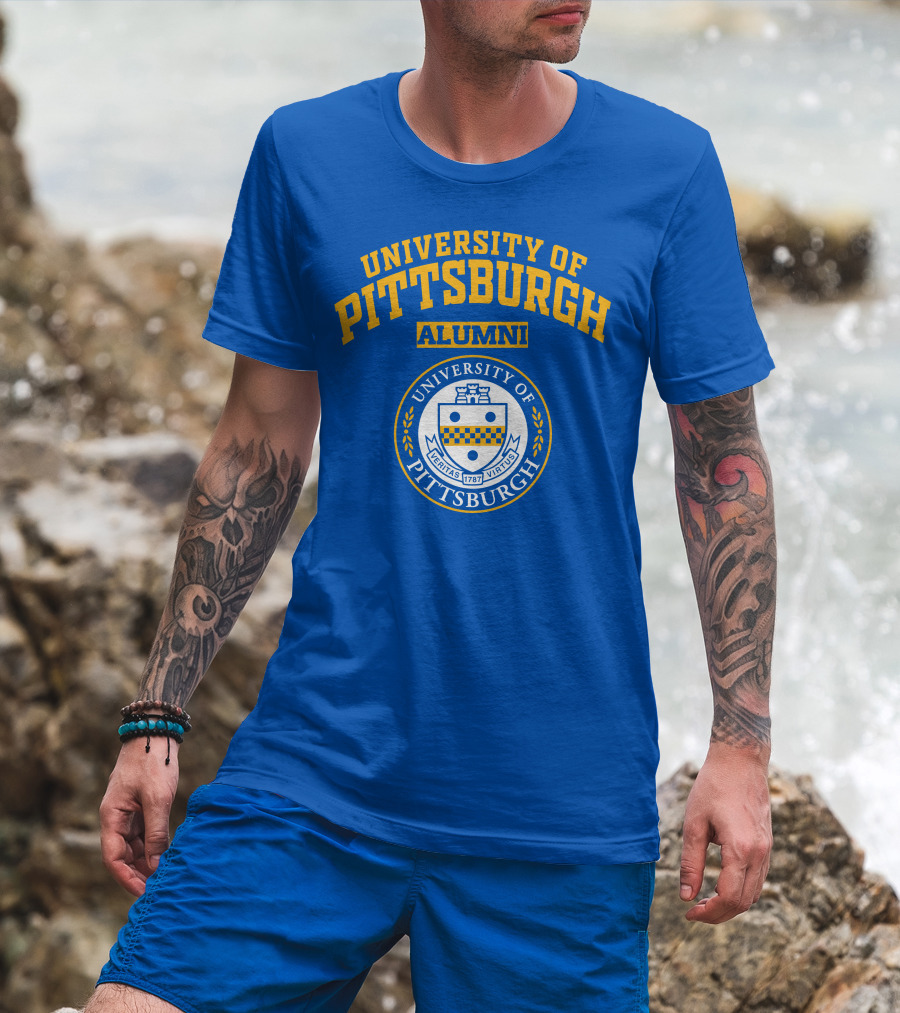 UNIVERSITY OF PITTSBURGH ALUMNI VERITAS 1787 VIRTUS T-Shirt