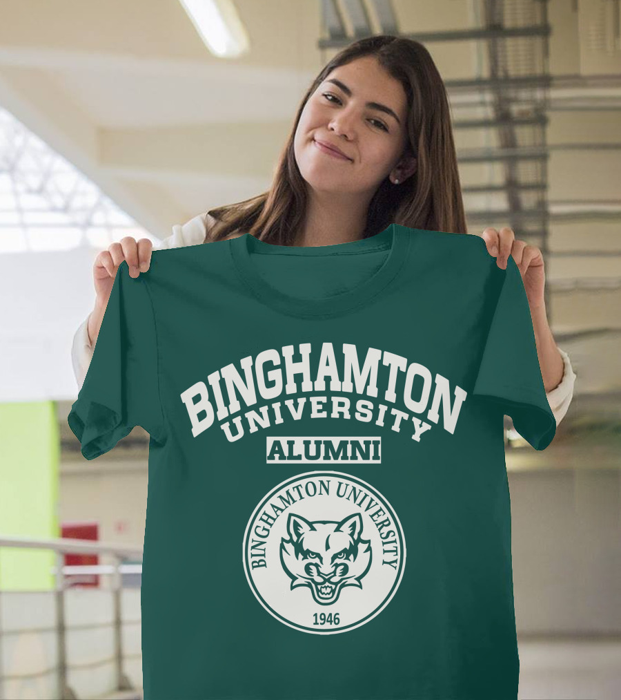 Binghamton University Alumni Bearcat Seal 1946 T-Shirt