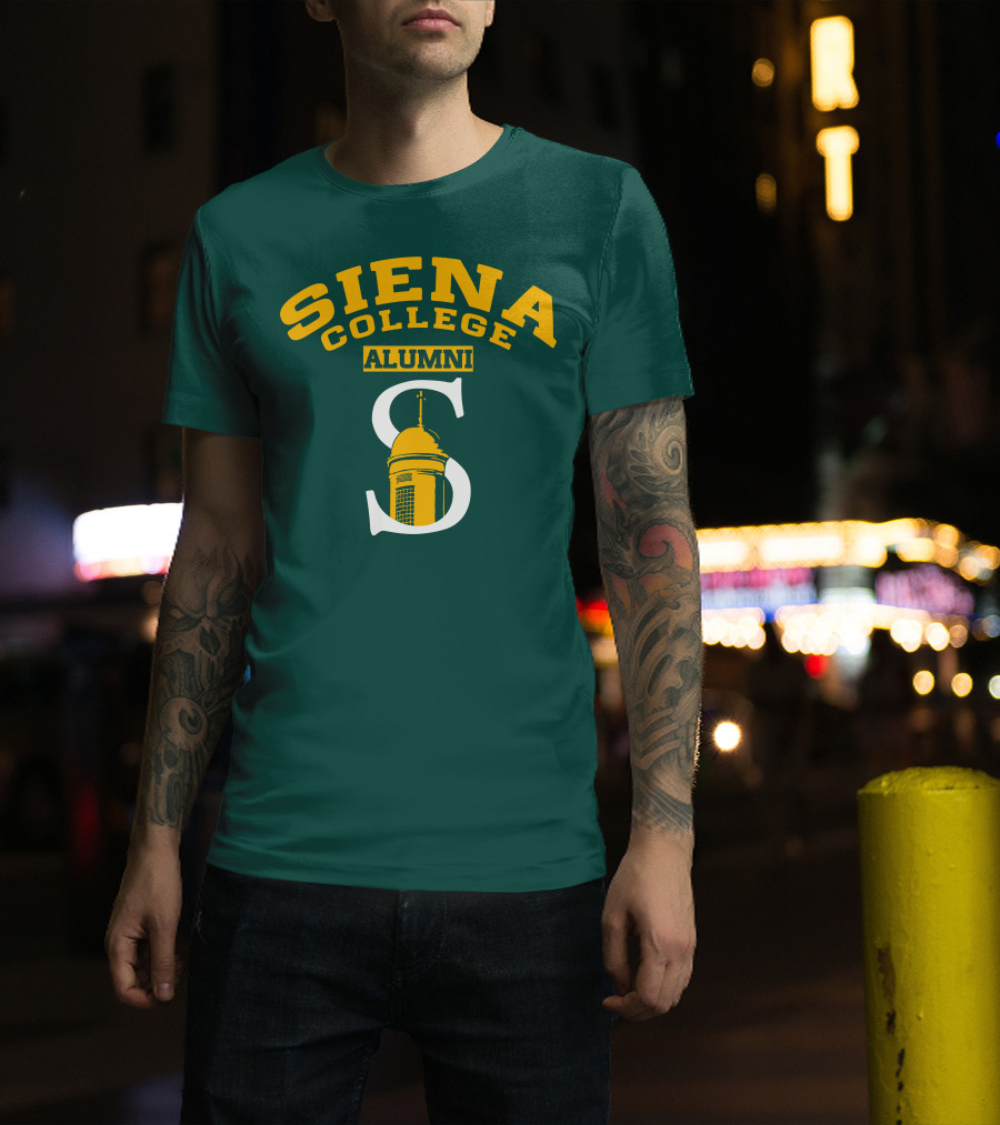 Siena College Alumni S Logo With Tower T-Shirt