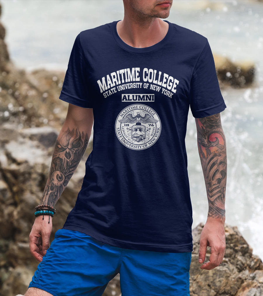 SUNY Maritime College State University Of New York Alumni 1874 Seal T-Shirt