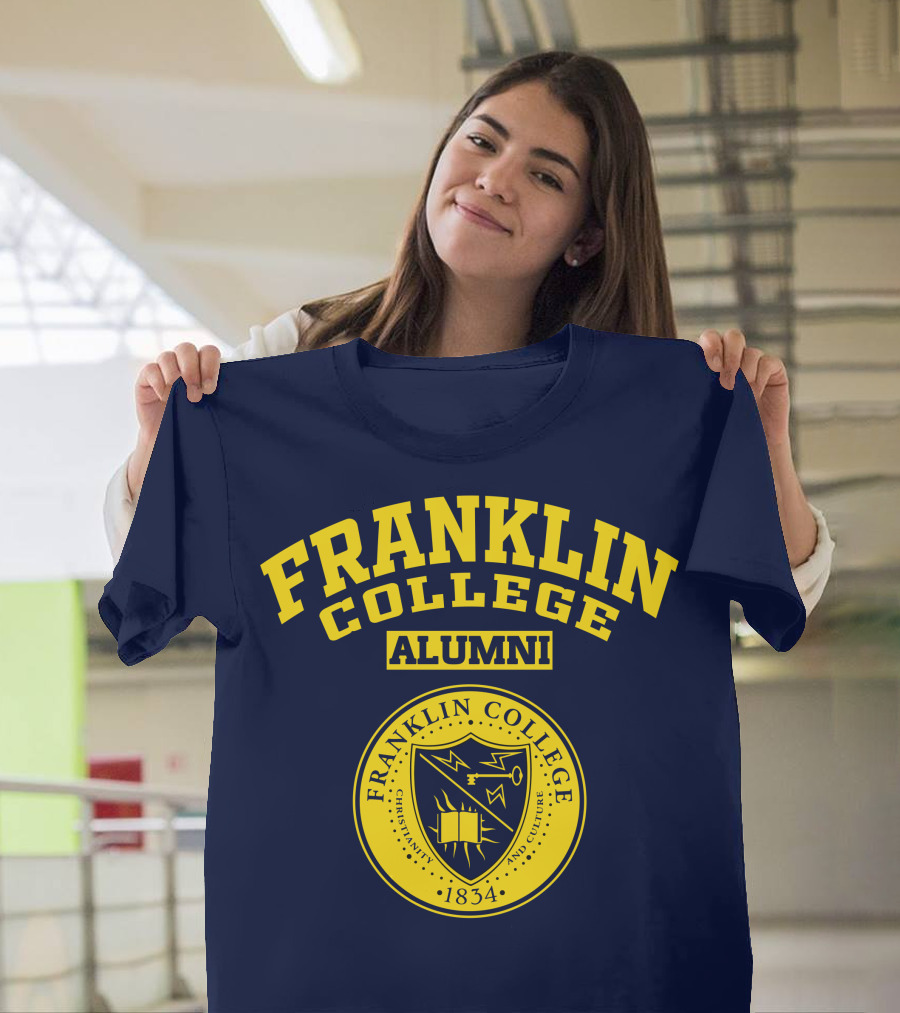 FRANKLIN COLLEGE ALUMNI ESTABLISHED 1834 SEAL T-Shirt
