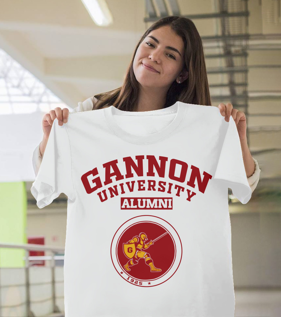 Gannon University Alumni 1925 Knight Emblem T-Shirt
