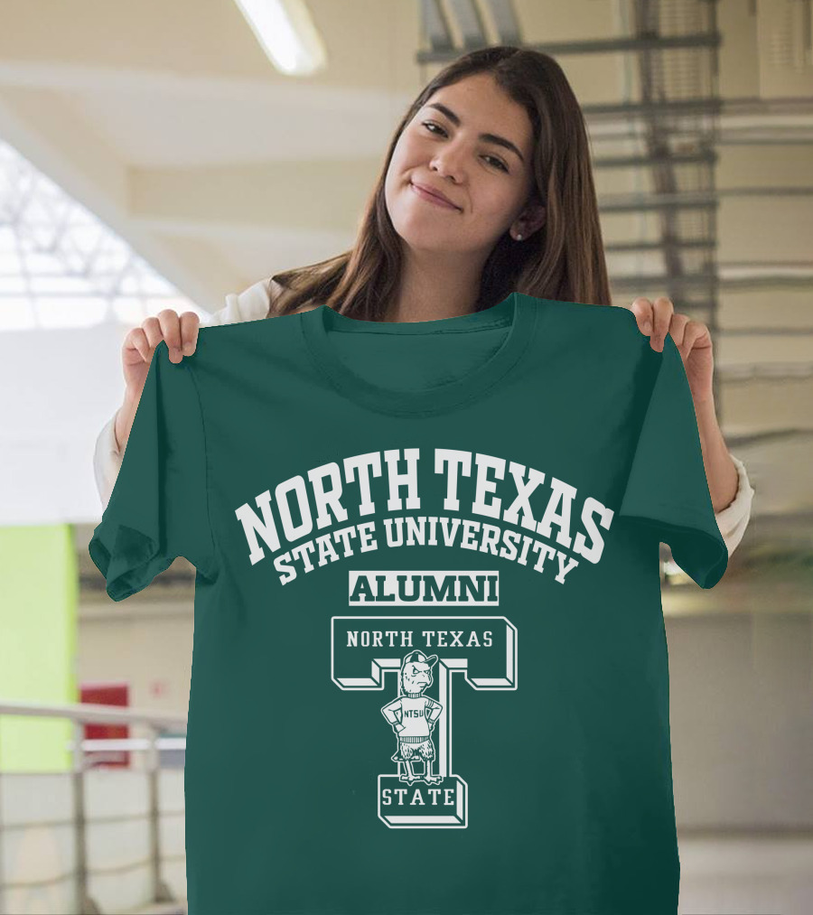 North Texas State University Alumni NTSU State T-Shirt