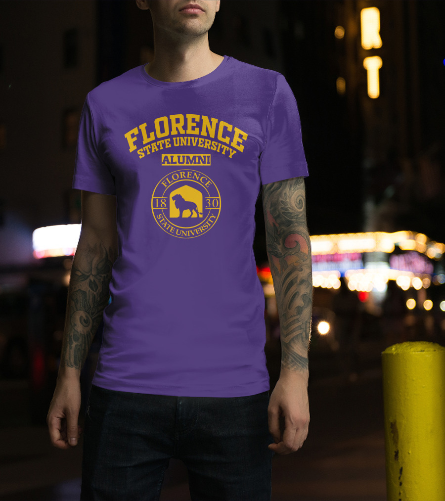 Florence State University Alumni 1830 Lion T-Shirt