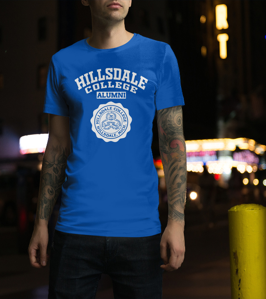 Hillsdale College Alumni Hillsdale Mich Established 1844 Seal T-Shirt