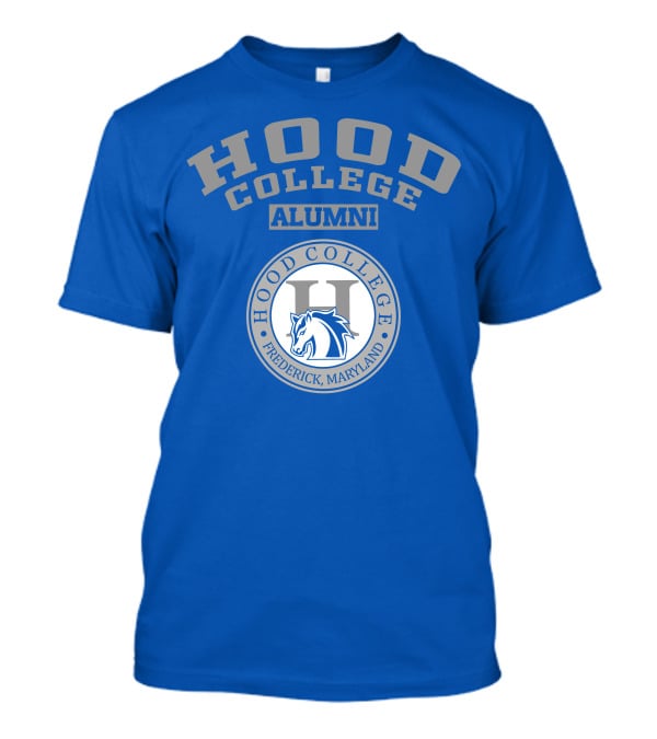 Hood College Alumni Frederick Maryland Logo Horse Emblem T-Shirt