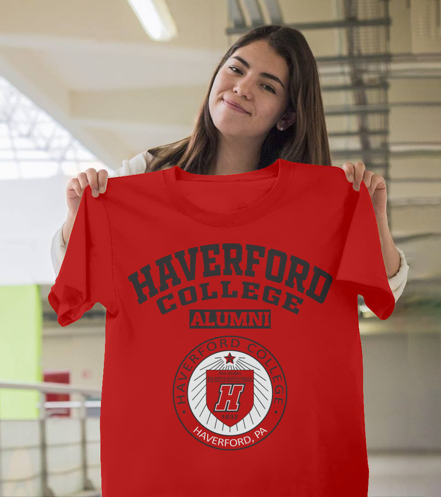 Haverford College Alumni Seal Haverford PA 1833 T-Shirt