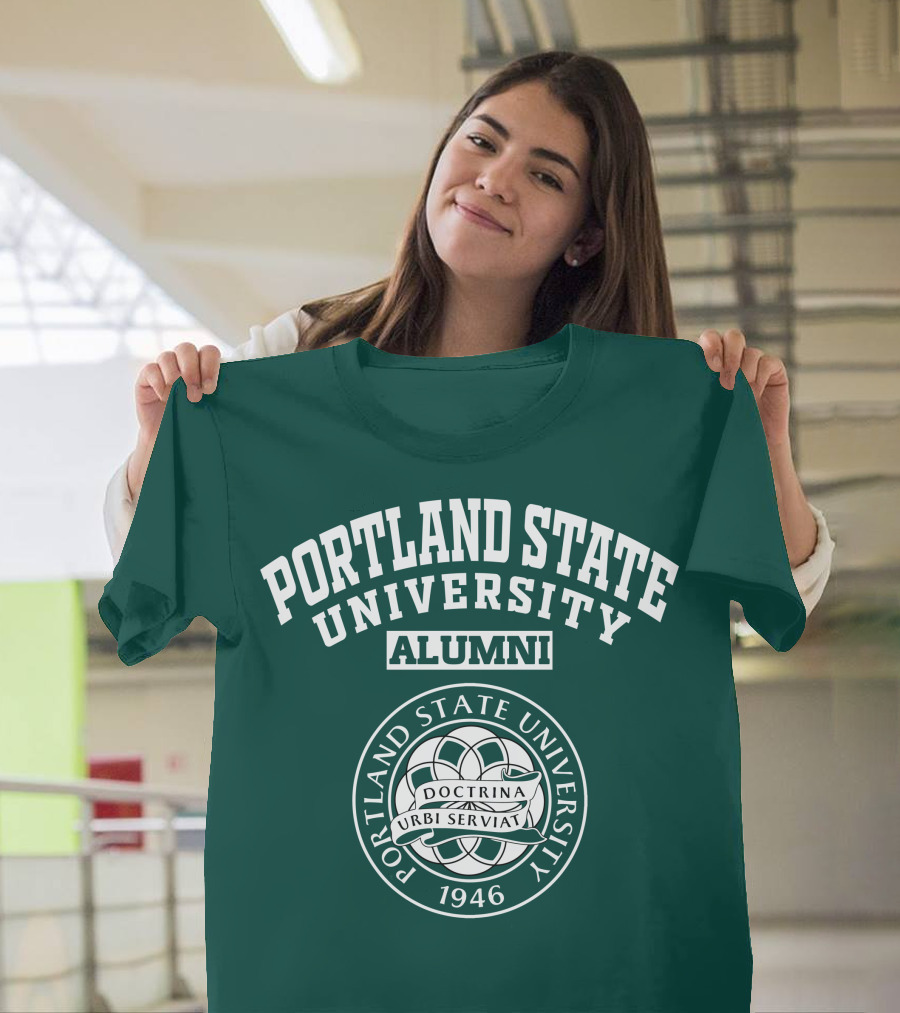 Portland State University Alumni Doctrina Urbi Serviat 1946 T-Shirt