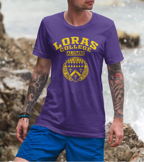 Loras College Alumni Pro Deo Et Patria Crest T-Shirt