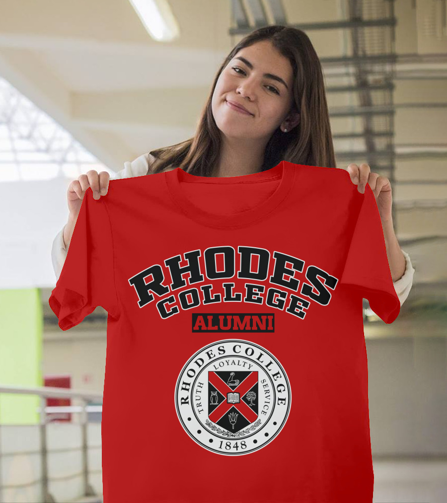 Rhodes College Alumni Truth Loyalty Service 1848 Seal T-Shirt
