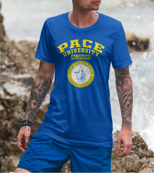 Pace University Alumni Seal New York Westchester MCMV Opportunities T-Shirt