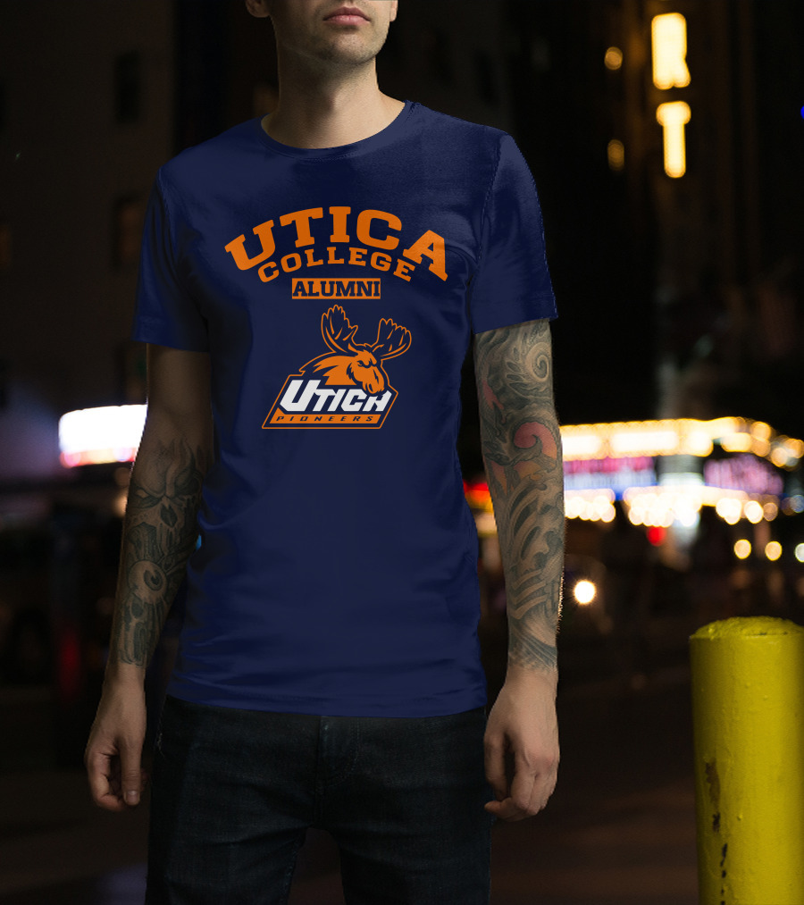 Utica College Alumni Utica Pioneers Moose T-Shirt