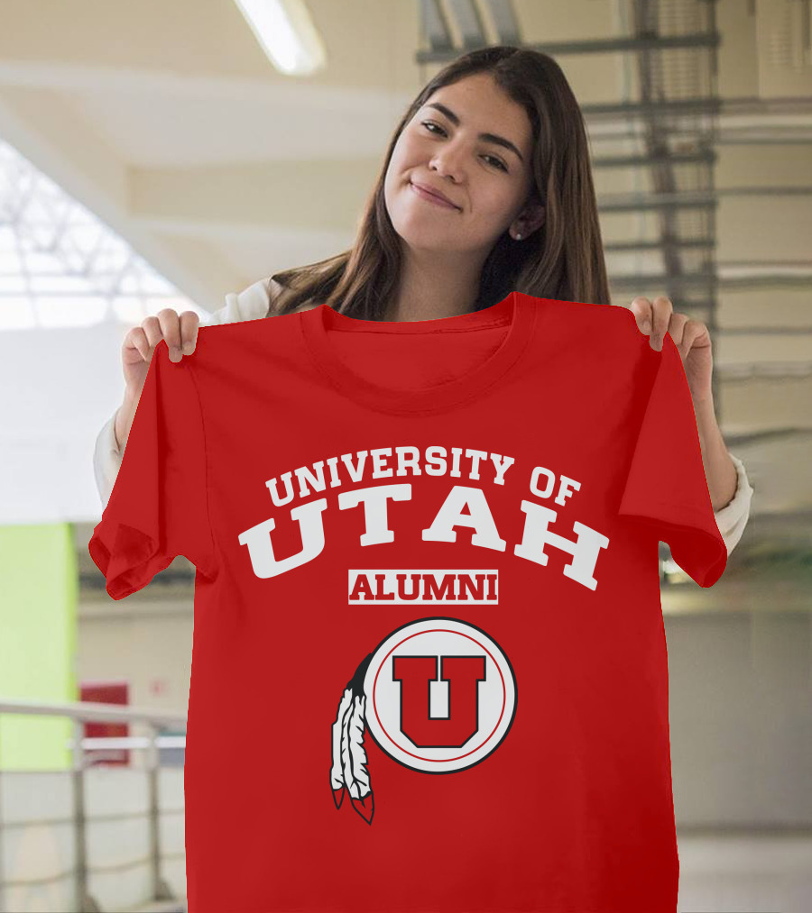 University Of Utah Alumni U Logo With Feathers T-Shirt