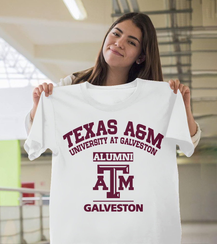 Texas A&M University At Galveston Alumni Aggies Logo Galveston T-Shirt