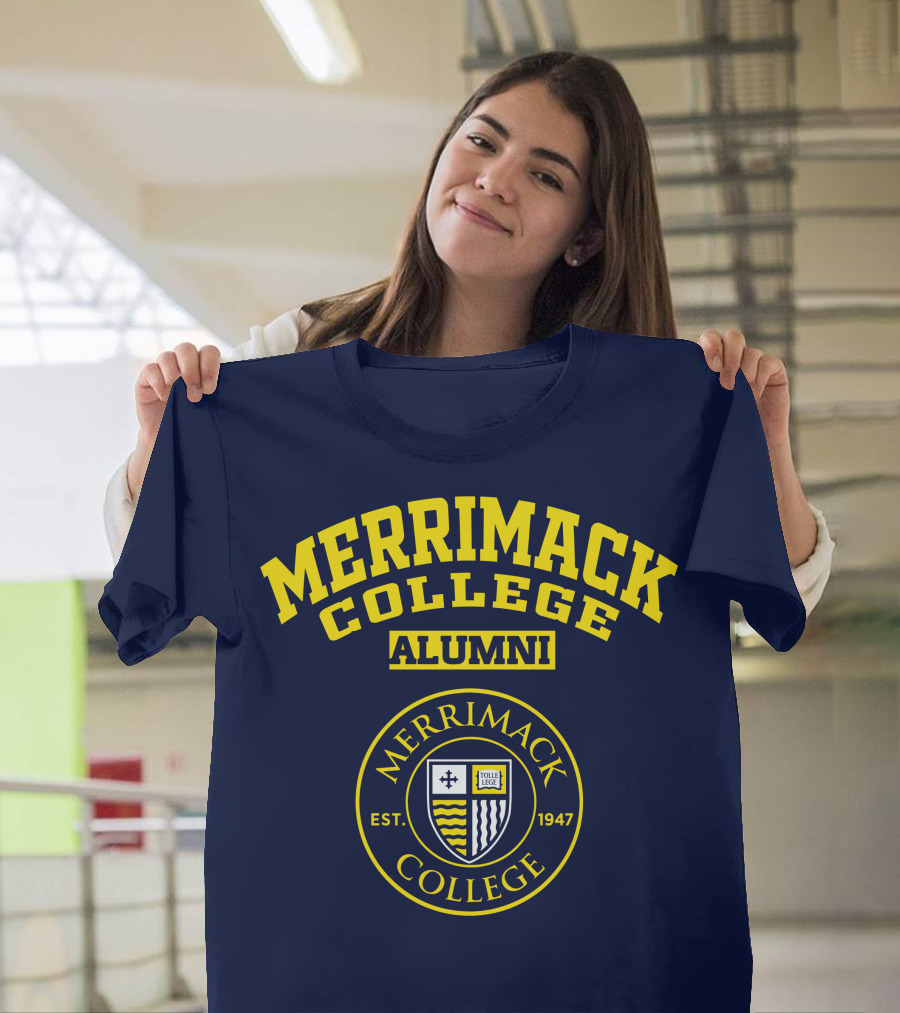 Merrimack College Alumni Est. 1947 Emblem T-Shirt