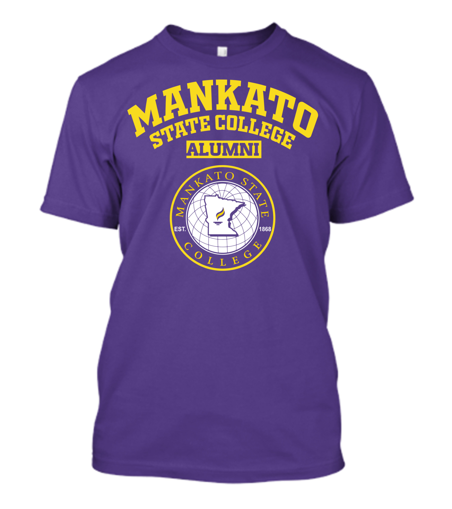 Mankato State College Alumni Est. 1868 T-Shirt