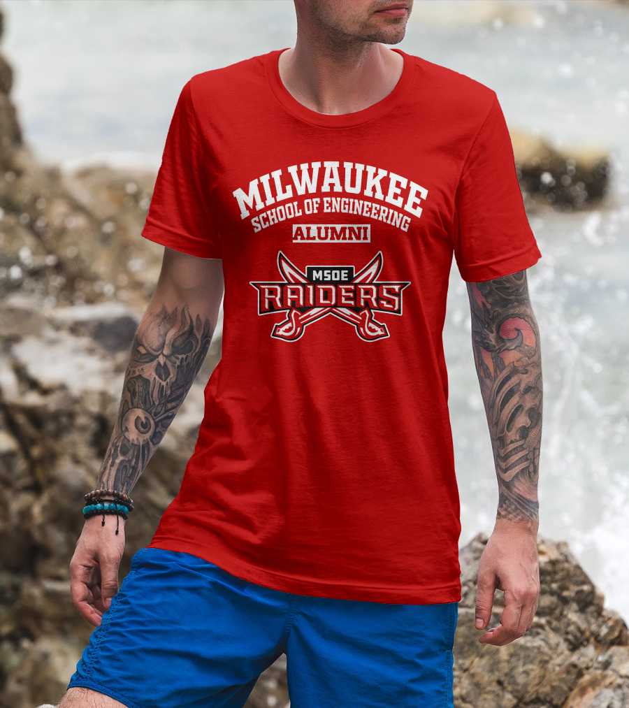 Milwaukee School Of Engineering Alumni Msoe Raiders T-Shirt