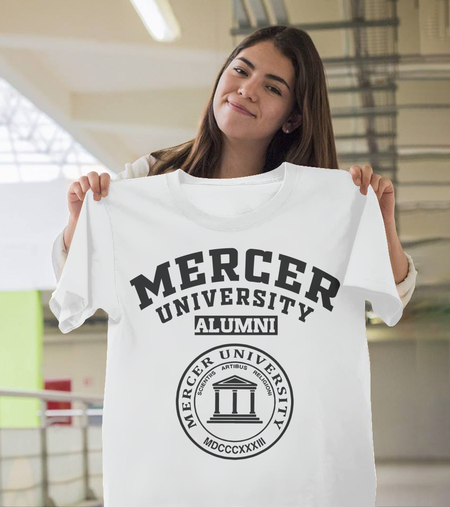 MERCER UNIVERSITY ALUMNI Seal MDCCCXXXIII Scientiis Artibus Religioni T-Shirt