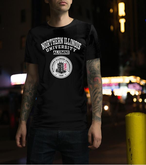 Northern Illinois University Alumni 1895 Seal NIU T-Shirt