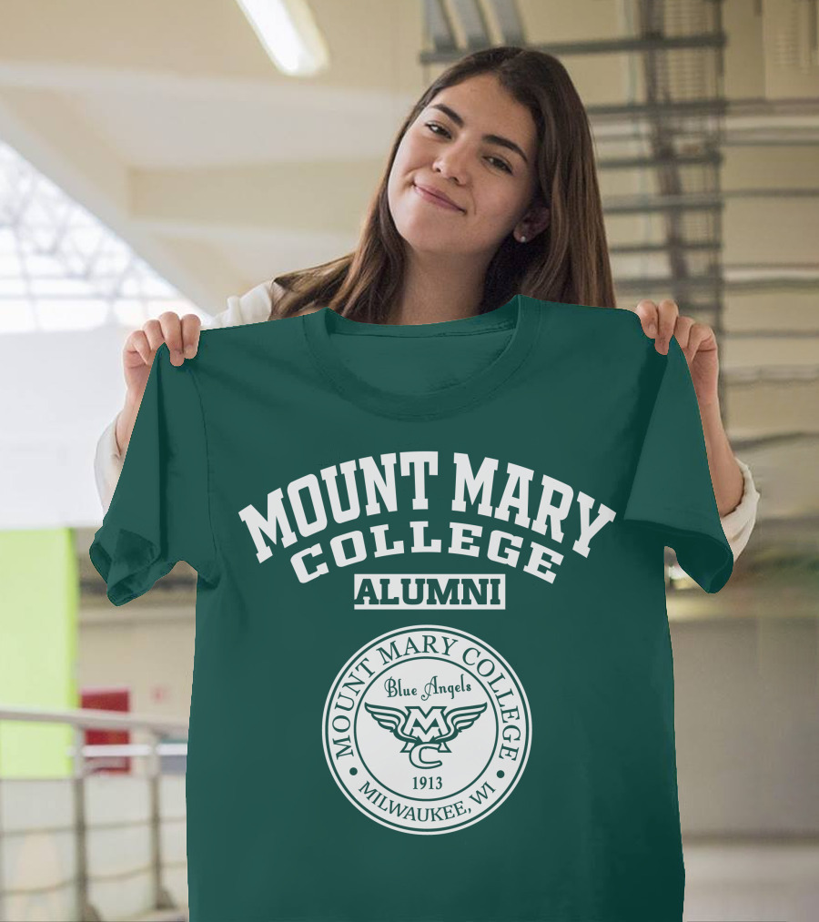 Mount Mary College Alumni Blue Angels Mc 1913 Milwaukee WI T-Shirt