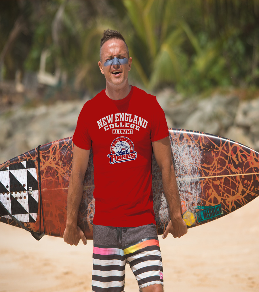New England College Alumni Pilgrims NEC T-Shirt