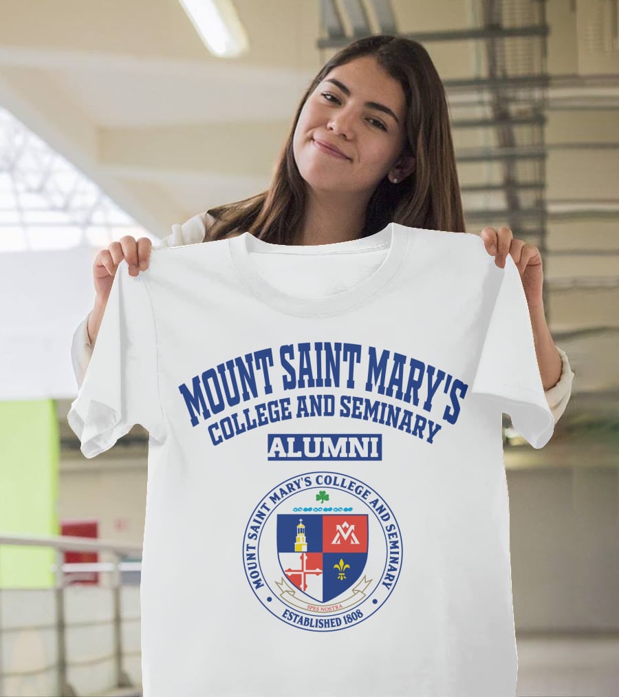 Mount Saint Mary's College And Seminary Alumni Established 1808 Seal T-Shirt