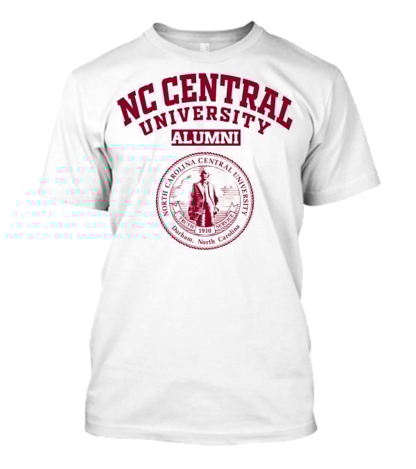 NC Central University Alumni North Carolina Central University Seal Durham 1910 Truth Service T-Shirt