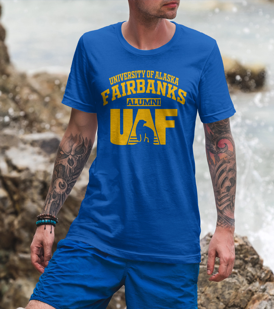 University Of Alaska Fairbanks Alumni UAF Bear T-Shirt