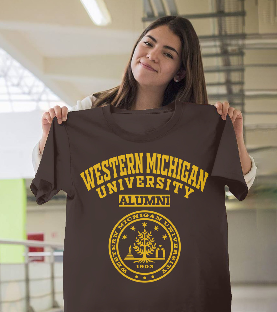 Western Michigan University Alumni 1903 Seal T-Shirt