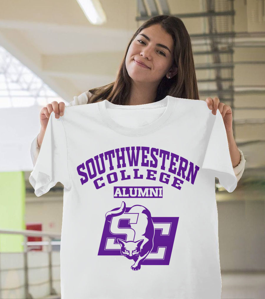 Southwestern College Alumni SC Logo With Cougar T-Shirt