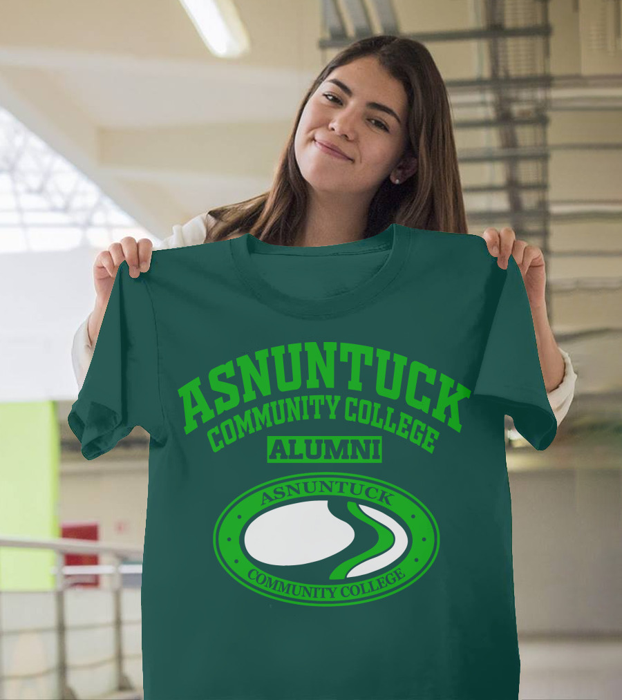 Asnuntuck Community College Alumni with Oval Emblem T-Shirt