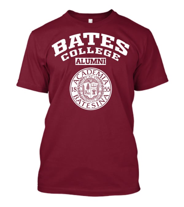 Bates College Alumni Academia Batesina 1855 T-Shirt
