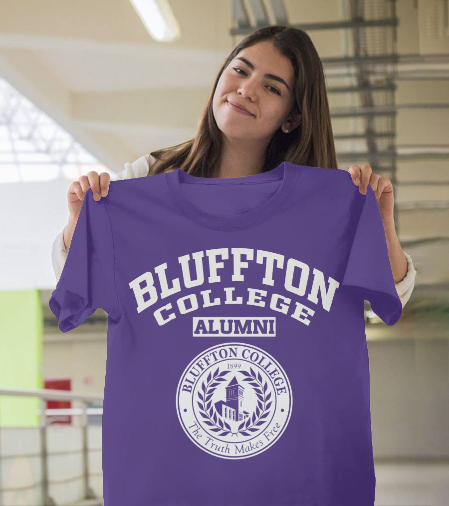 Bluffton College Alumni The Truth Makes Free 1899 Seal T-Shirt