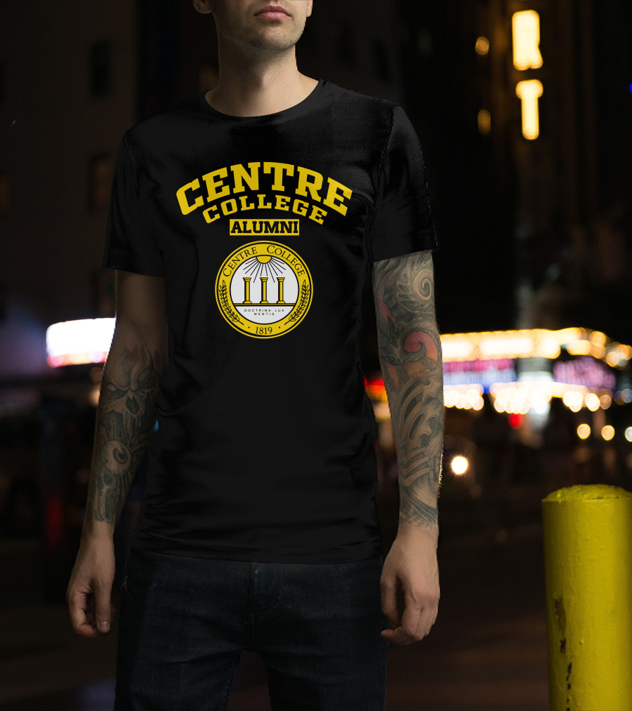 Centre College Alumni Doctrina Lux Mentis Seal 1819 T-Shirt