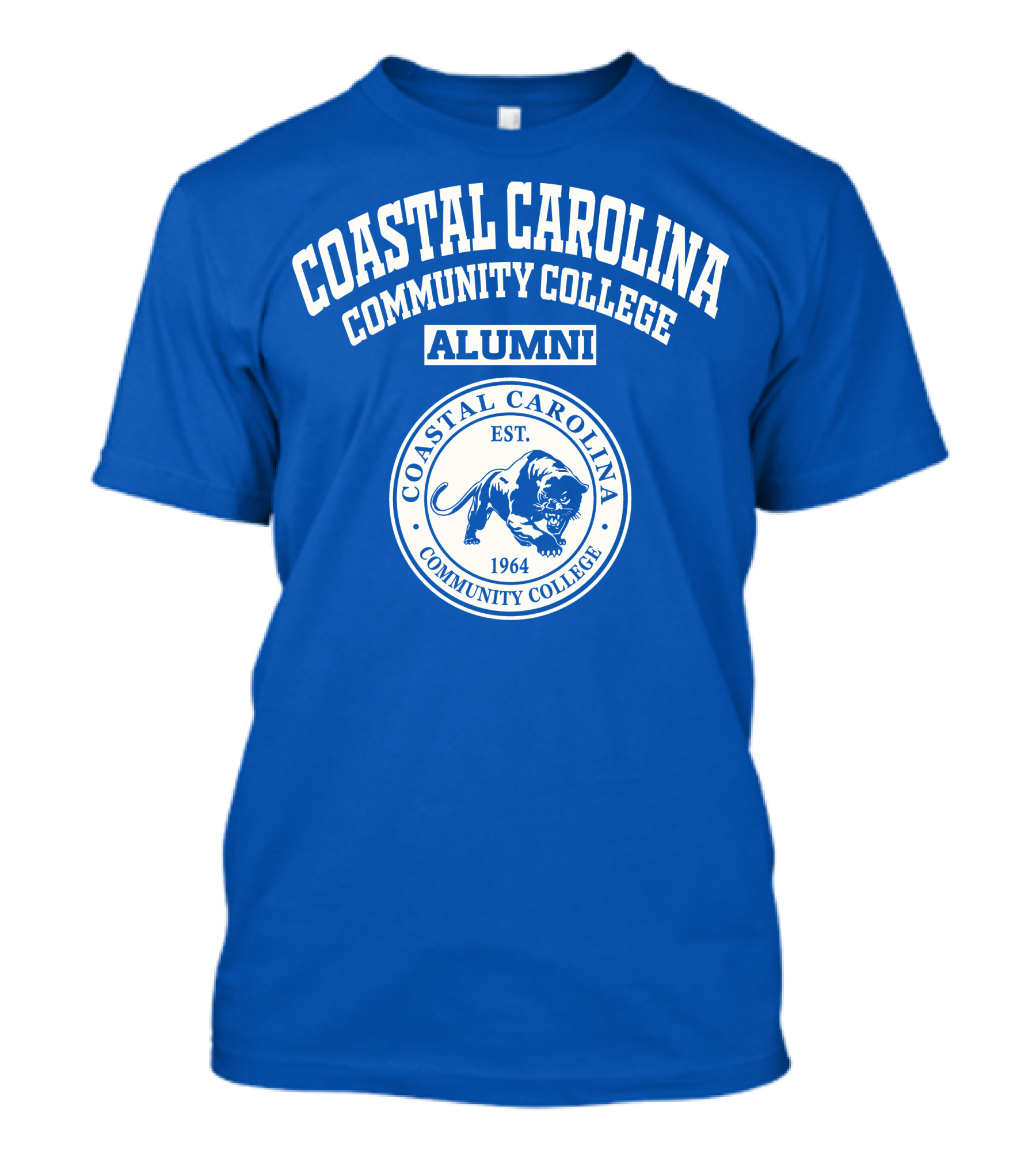 Coastal Carolina Community College Alumni Est. 1964 Panther T-Shirt