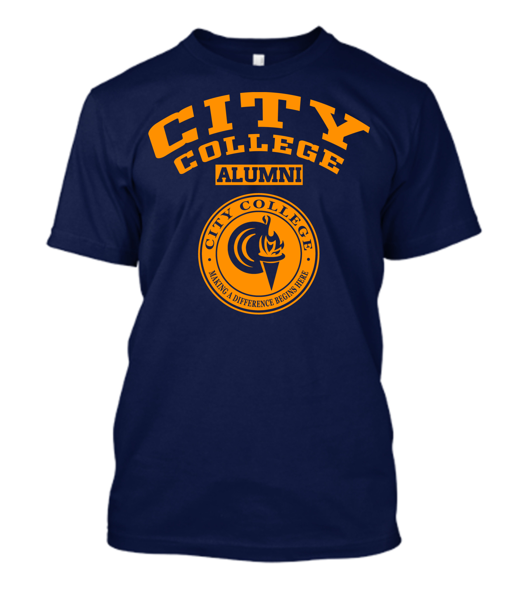 City College Alumni Making A Difference Begins Here T-Shirt