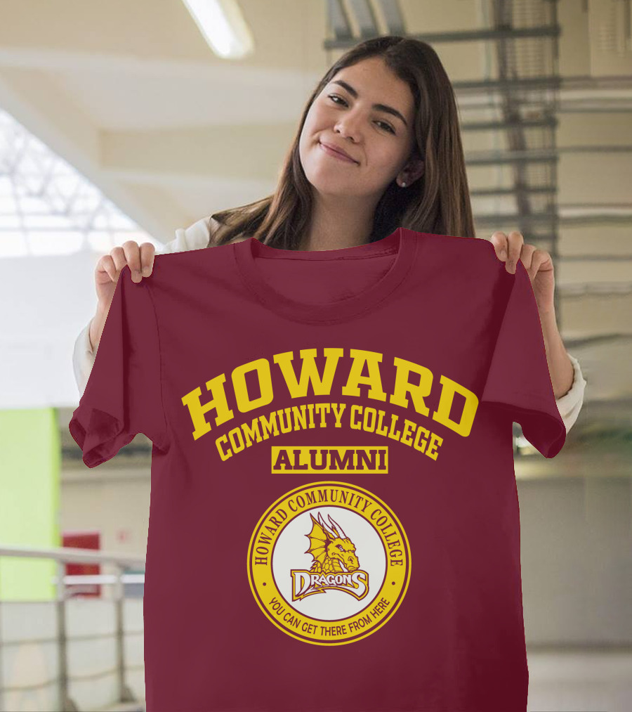 Howard Community College Alumni Dragons You Can Get There From Here T-Shirt