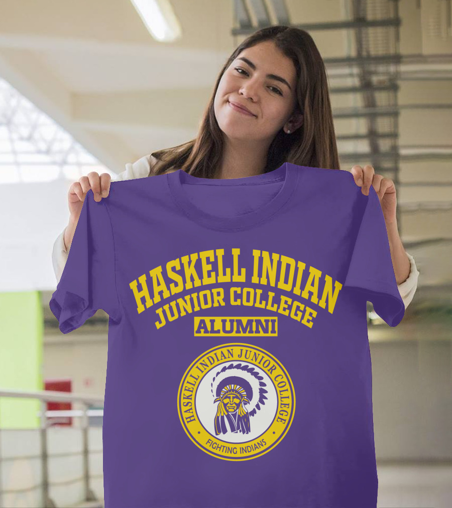 Haskell Indian Junior College Alumni Fighting Indians T-Shirt