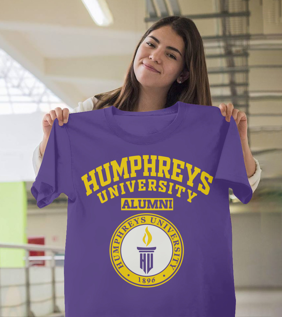 Humphreys University Alumni 1896 Torch Emblem T-Shirt