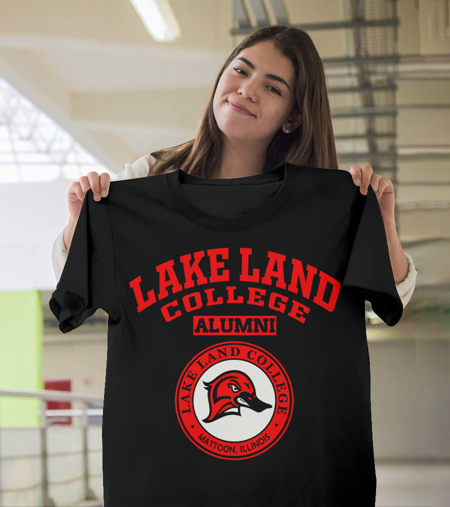 Lake Land College Alumni Mattoon Illinois Red Bird T-Shirt