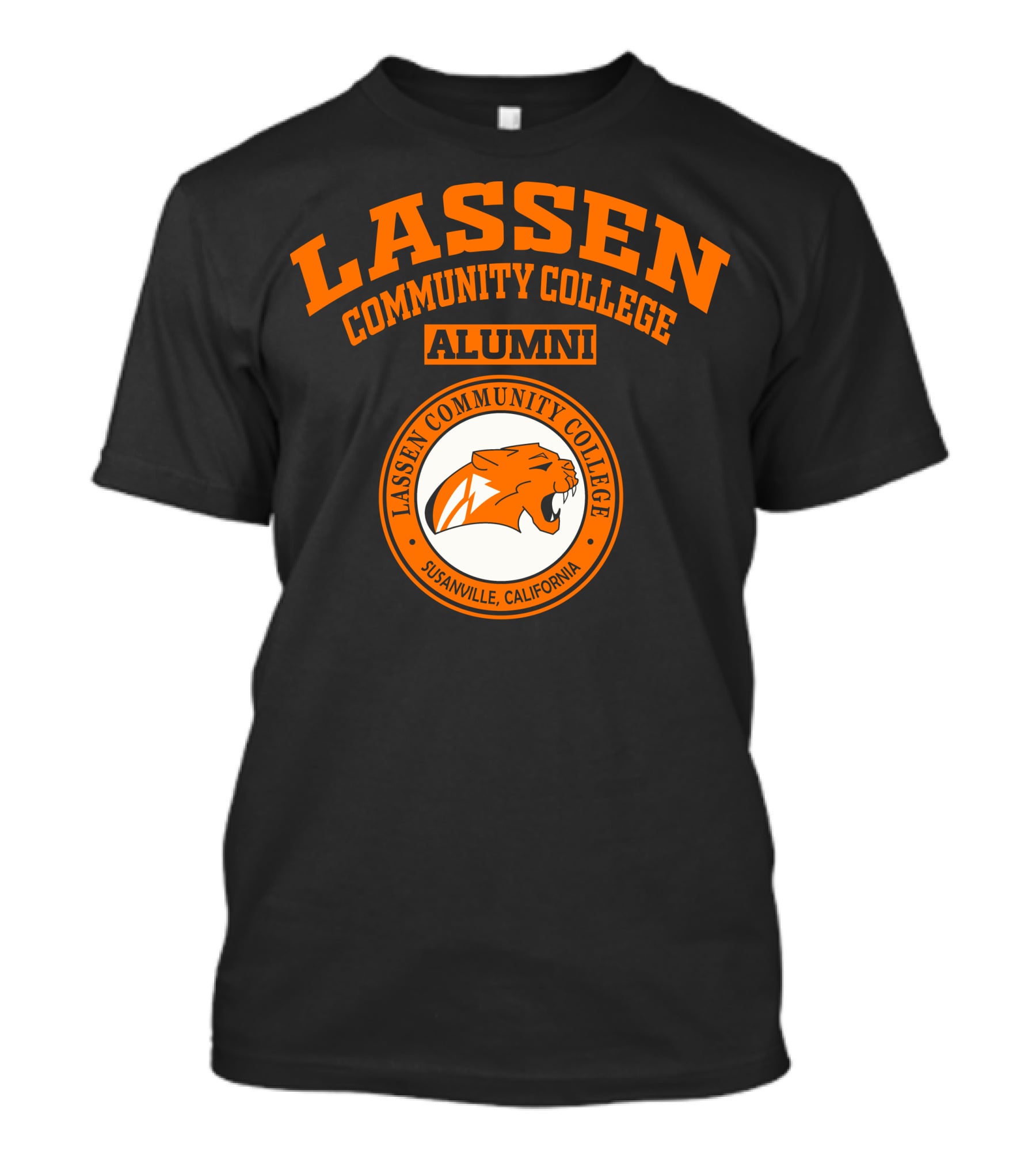 Lassen Community College Alumni Susanville California Tiger T-Shirt