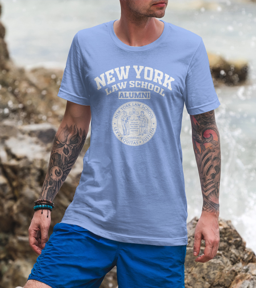 New York Law School Alumni Veritas Lex Aequitas Justitia T-Shirt