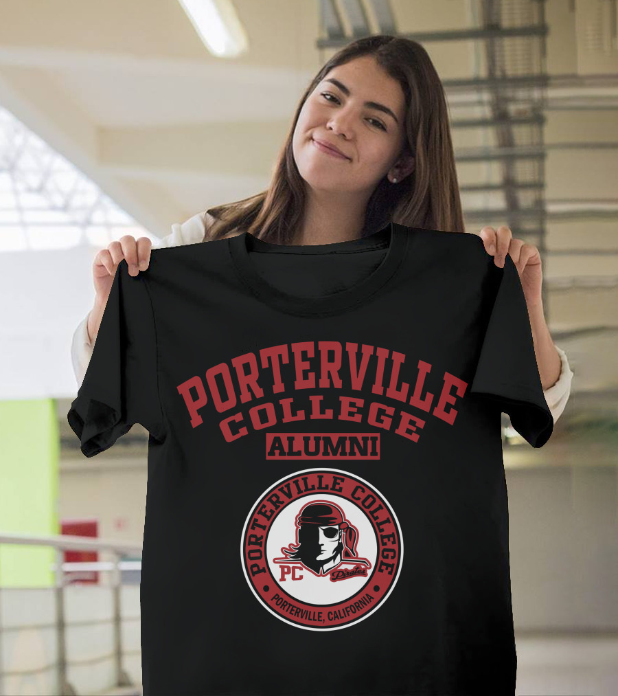Porterville College Alumni California PC Pirate T-Shirt