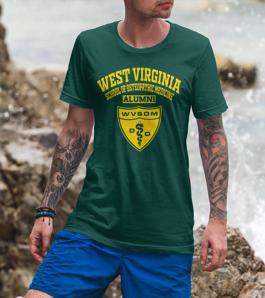 West Virginia School Of Osteopathic Medicine Alumni WVSOM DO Shield T-Shirt