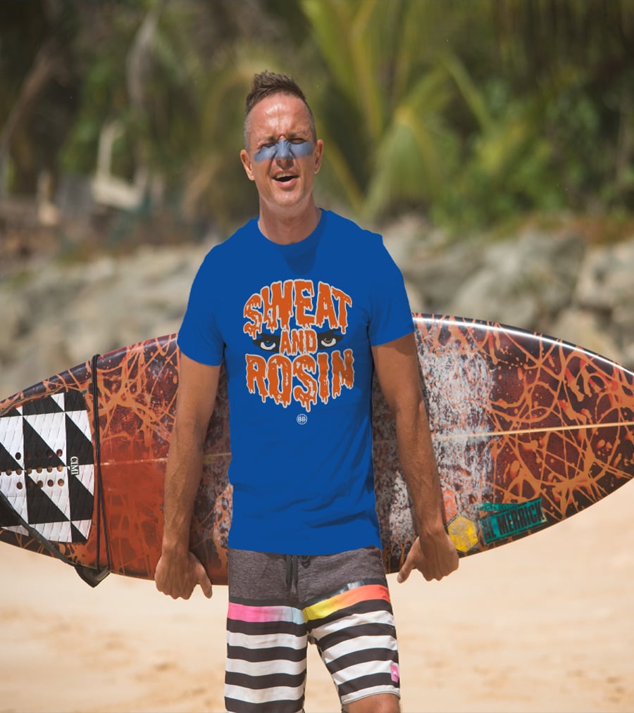 SWEAT AND ROSIN Eyes Dripping Orange 86 T-Shirt