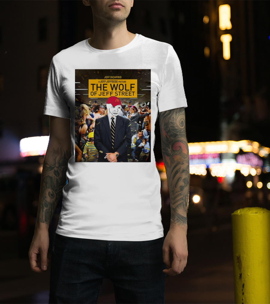 Jeff Dicaprio Jeff Jeffsese The Wolf Of Jeff Street T-Shirt