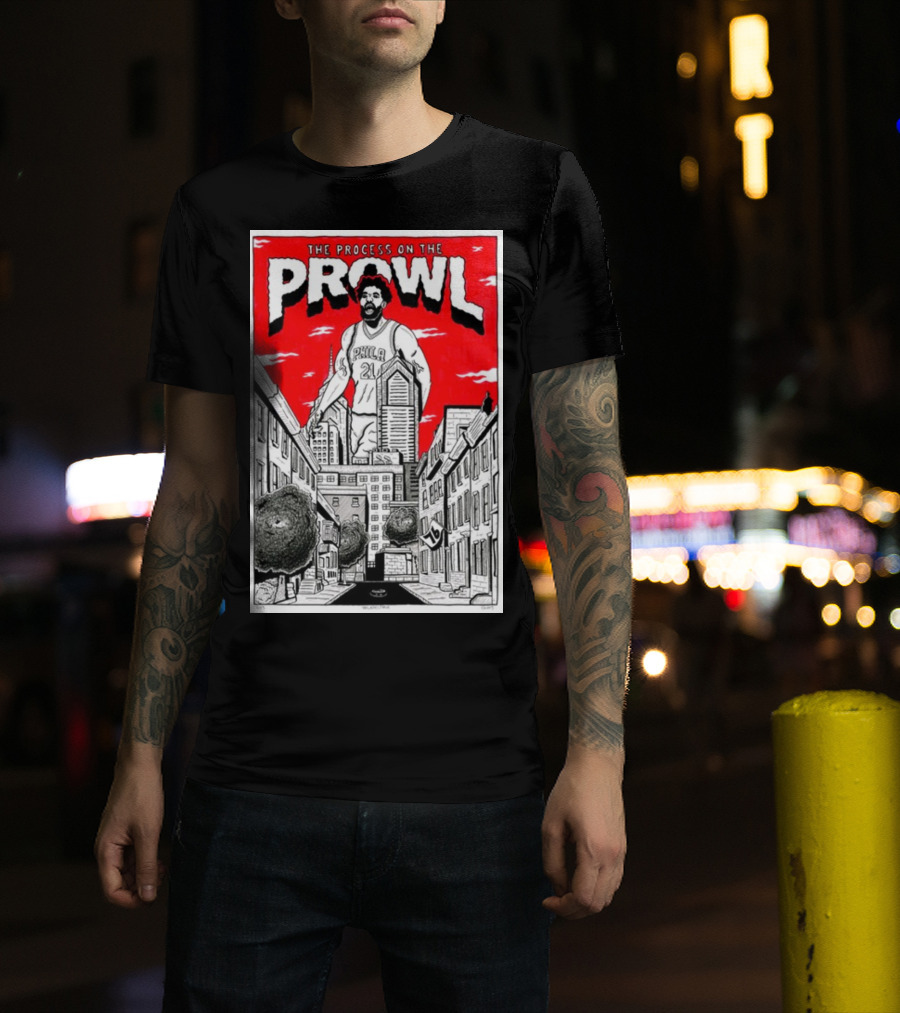 The Process On The Prowl Philadelphia 76ers Basketball Legend T-Shirt