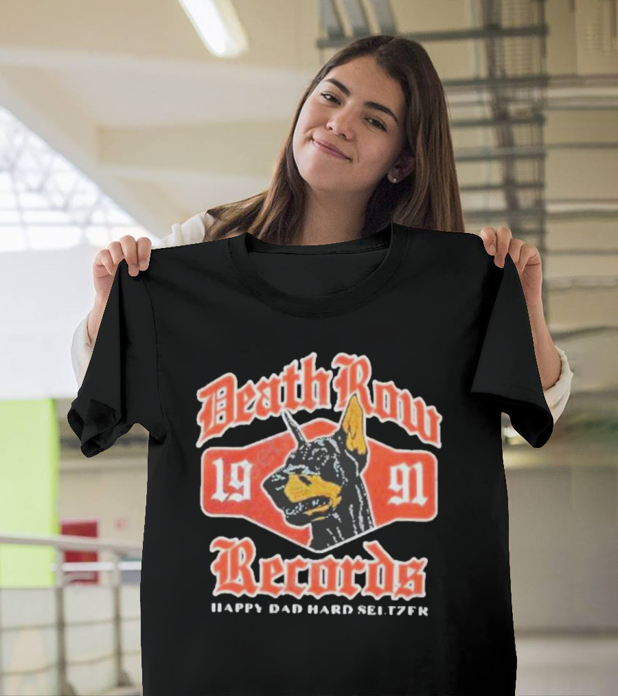 Death Row Records 1991 Happy Dad Hard Seltzer T-Shirt