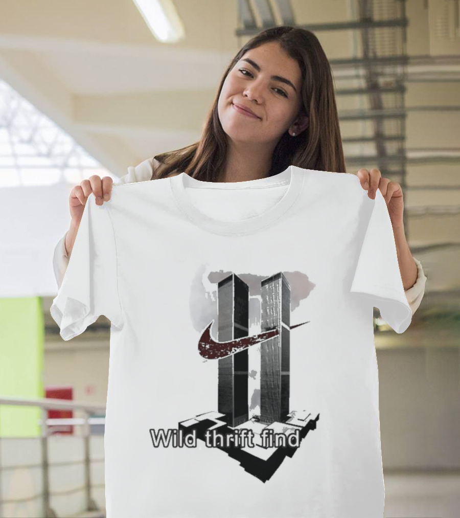 Wild Thrift Find Twin Towers 9/11 T-Shirt