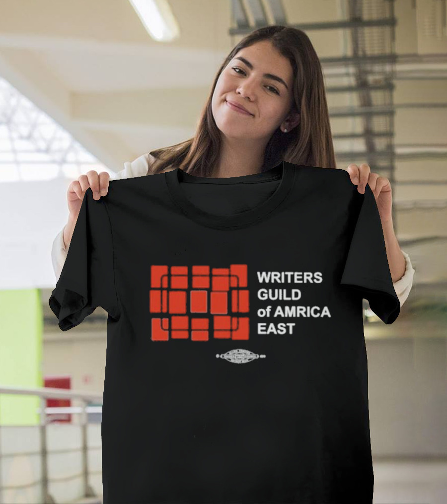 Writers Guild Of America East Red Square T-Shirt
